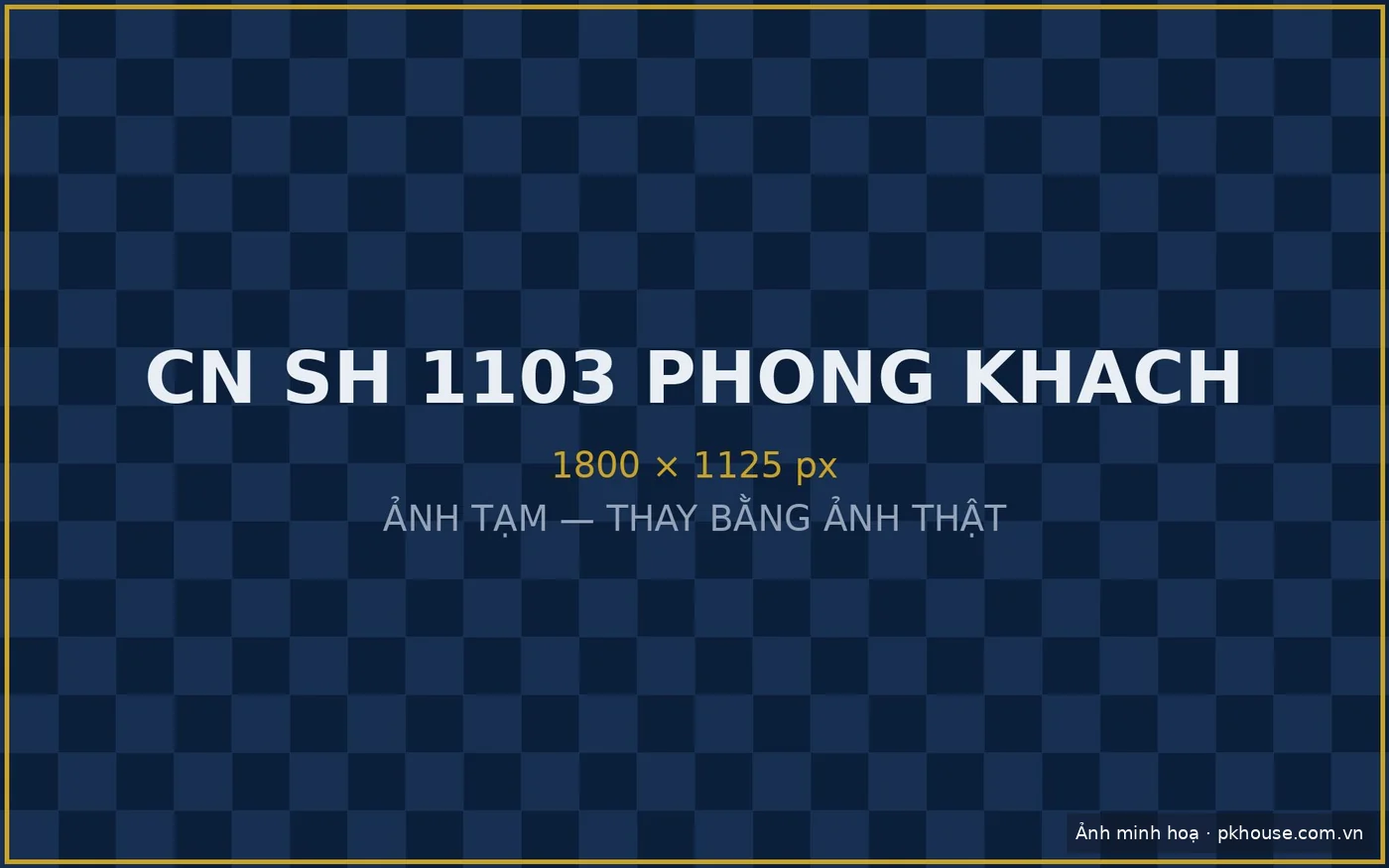 Phòng khách căn hộ 2 phòng ngủ tầng 11 Sky Horizon