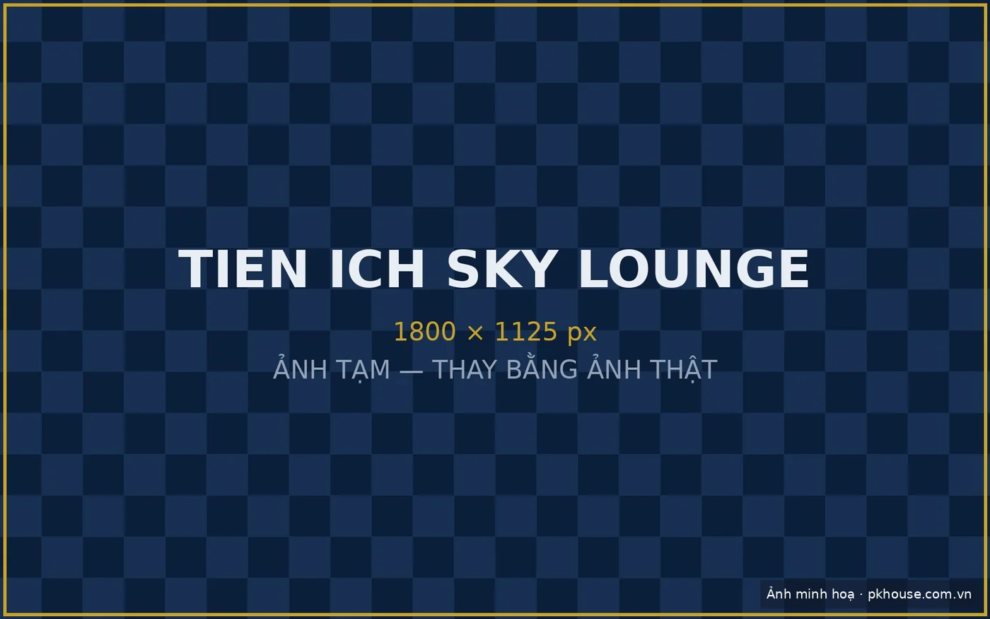 Sky lounge tầng 32 dự án Sky Horizon