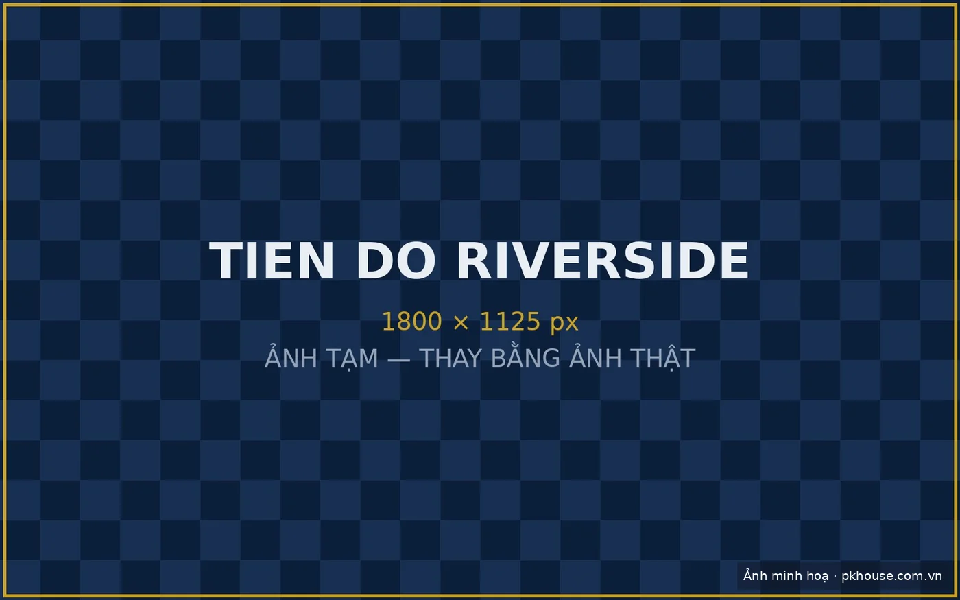 Công trường dự án Riverside Central trong giai đoạn thi công phần thân